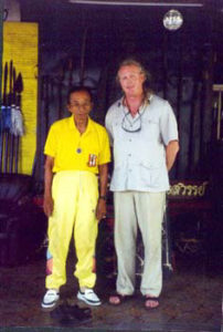 Ajanh Dr. Anthony B. James with Phaa Khruu Mesamarn