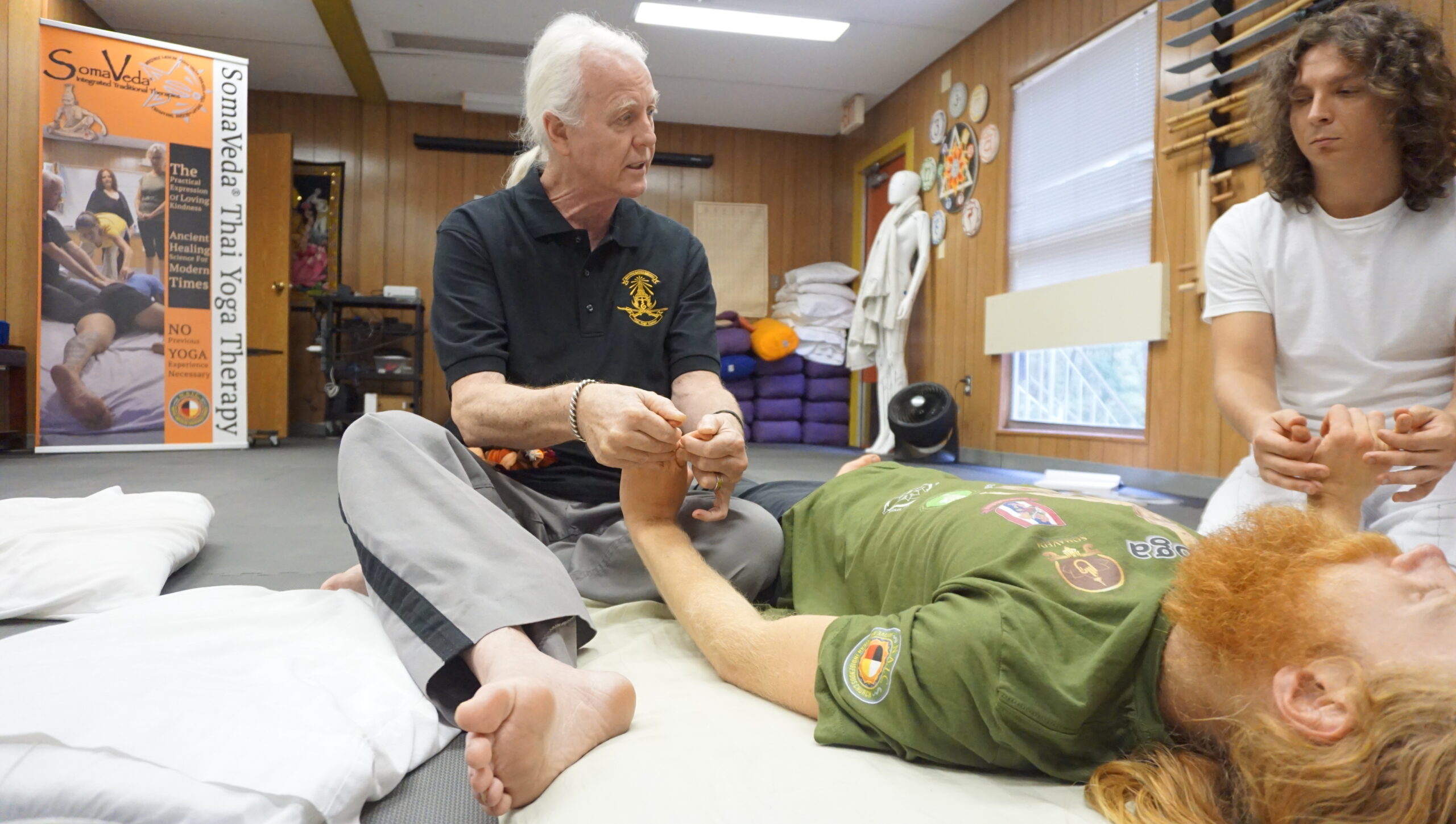 Ajahn Dr. Anthony B. James teaches Traditional Thai Medical Massage