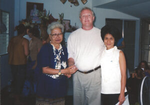 Dr. Anthony B. James with Mama Lek Chaiya and Kruu Pikul 1991
